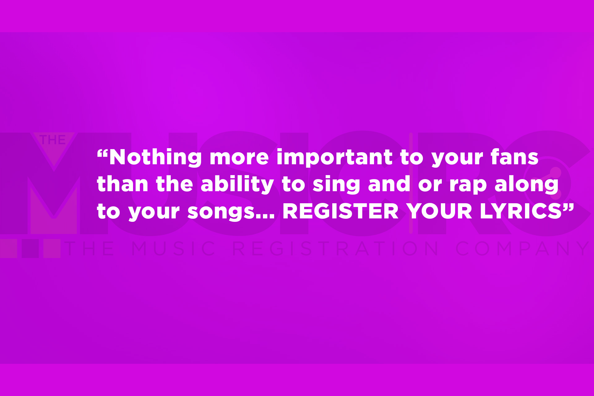 The Music RC Copyright Quote